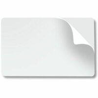 Carte PVC laminée 0.30mm autocollante avec film protecteur adhésif eurequat algerie lot de 100 cartes