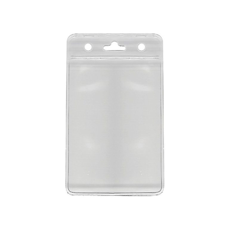 Porte Badge Souple Bandeau TRANSP.PERF.ROND/OBLONG